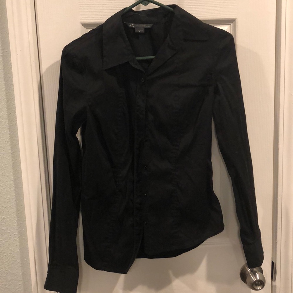 Armani Exchange button down shirt